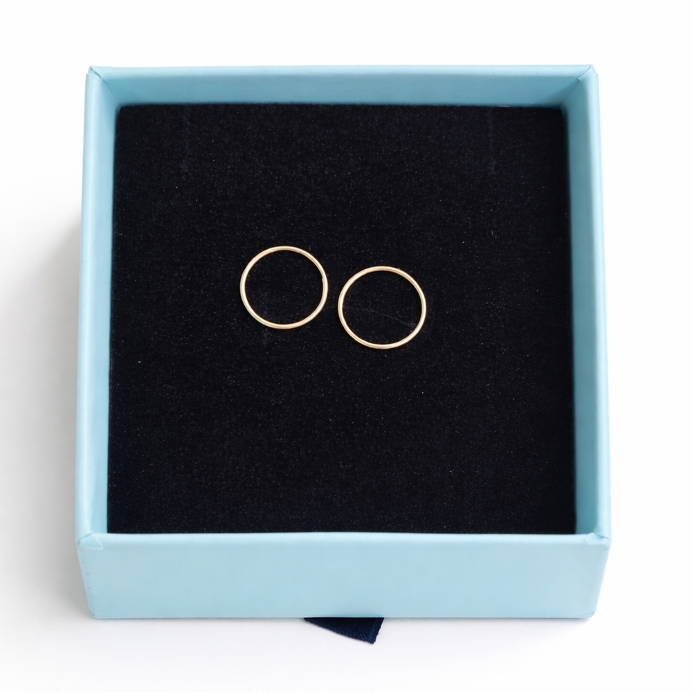 Elegant Gold Hoop Earrings